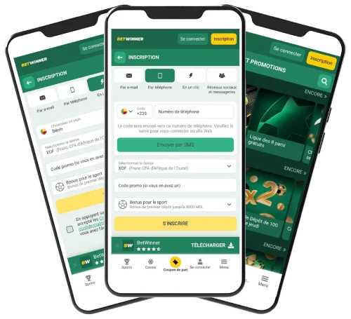 Inscription Betwinner Bénin