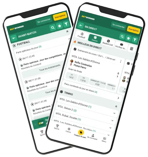 Sur quoi peut-on parier chez le bookmaker Betwinner