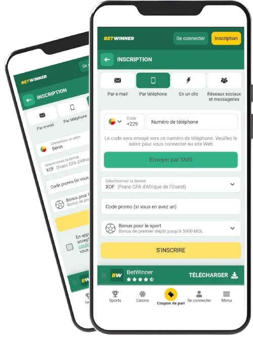 Les méthodes d’enregistrement sur Betwinner